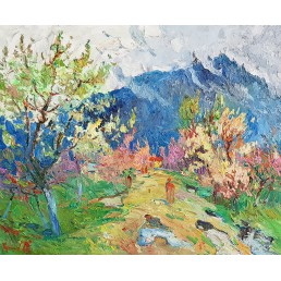 Spring, 2018, Oil on canvas, 80x100 cm