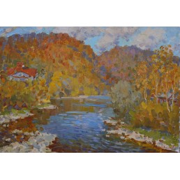 Golden Autumn, 2018, Oil on canvas, 50x70 cm