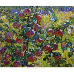 Apple tree, 2018, oil on canvas, 50x60 cm