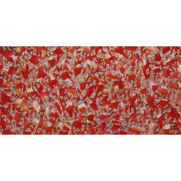 Rot, 2010, Aquarell auf Leinwand, 30x60cm