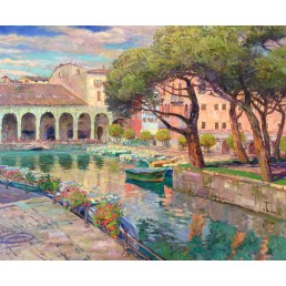"Italy. Desenzano Del Garda", 100x120 сm, Oil on canvas, 2018