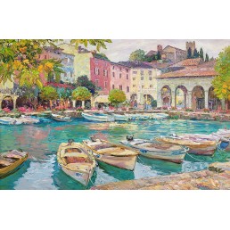  Italien. Desenzano Del Garda , 60x90 cm, Öil on canvas, 2018
